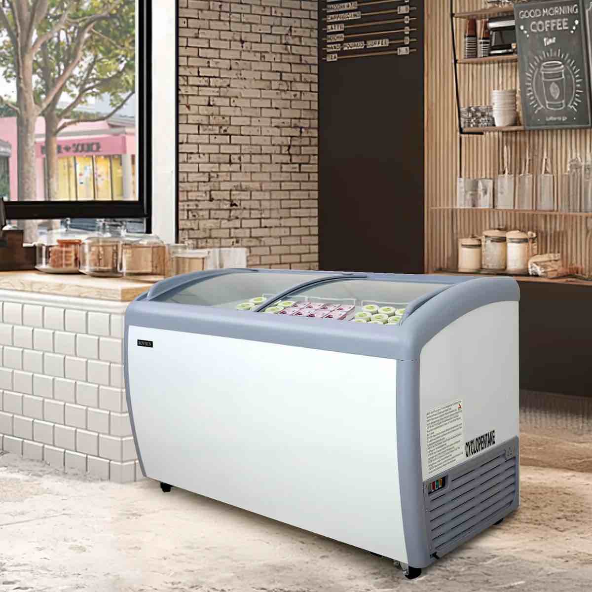 ROVSUN 50" 12.7 Cu.Ft. 260W 110V Commercial Ice Cream Reach-In Freezer