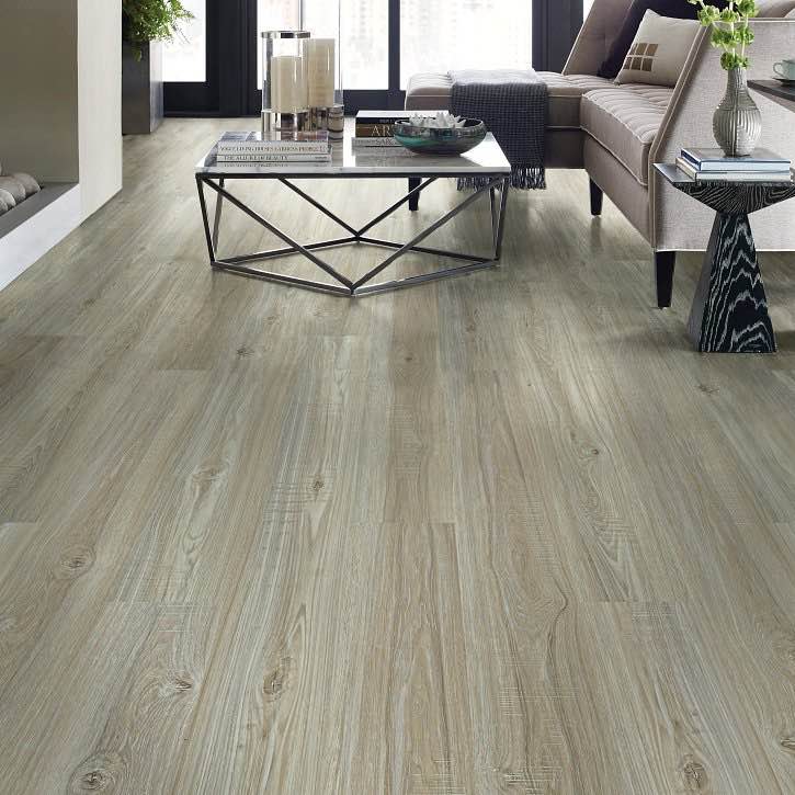 (138.65 Sq Ft.) Floorte Presto Plus Washed Oak Style No: VE284 V223100509 Color 00509 Washed Oak (BID IS PER Sq. Ft., LOT IS FOR 138.65 Sq. Ft. TOTAL. $1.99 Per Sq Ft.)