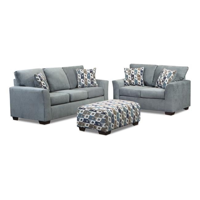 Neo Living NL700-DUSK-02-SOFA-LOVE-SET Benjamin Sofa & Loveseat Set, Dusk - 2 Piece (OTTOMAN SOLD SEPERATELY.)