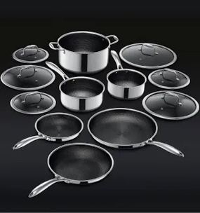 Hybrid Pots & Pans Set, 13-pc Bonus Wok