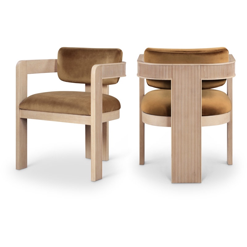 frink upholstered dining arm chair