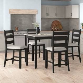Jaworski 4 - Person Counter Height Dining Set