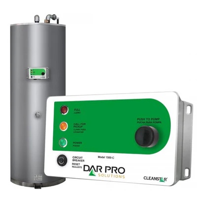 Featured: Model Cleanstar 1500 -Stainless Steel Grease Storage Container Carbon Steel Container with Stainless Shell (Row 10)