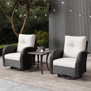 LayinSun three pieces Swivel Rocker patio set