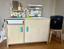 LoveEvery The Real Life Play Kitchen 100s Play Accessories Sold Seperately.