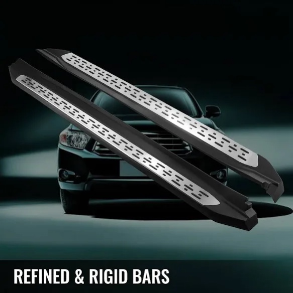 (2014-2019 Highlander Right & Left Running Board Assist Steps Highlander - Toyota (PT938-48140) Toyota (RUNNING BOARDS ONLY) (SIDE STEPS ONLY. WILL WORK WITH EXISTING HARDWARE FOR MOUNTING ALREADY ON VEHICLE.)