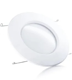 10 Pk Maxlite 6" Led Recessed Trim Retrofit 11w 3000k Warm White Replaces 65w