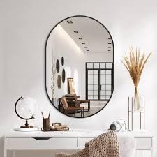 Wood Mirror for Wall 24x36 Inch