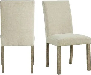 Mirabelle Set of 2 Dining Chairs - Natural- 2 BOXES, 4 CHAIRS