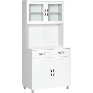 HOMCOM 67" Kitchen Buffet with Hutch