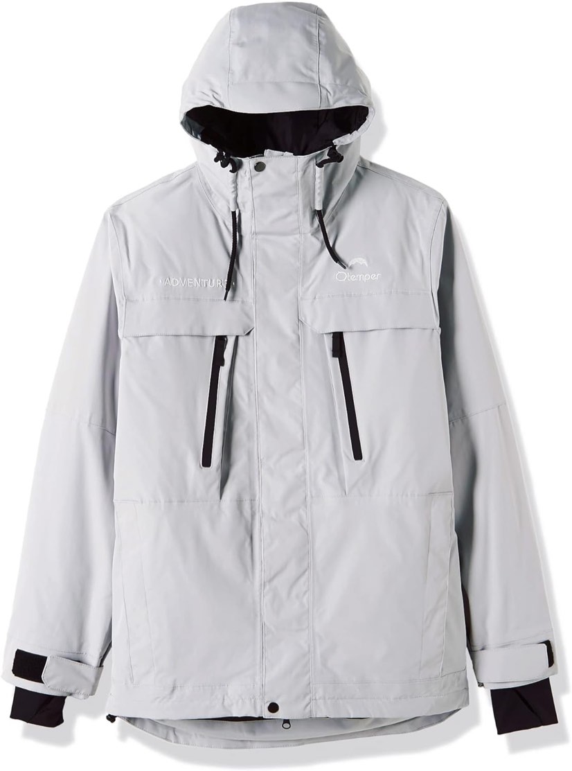 Otemper Grey Ski Jacket Snow Jacket 