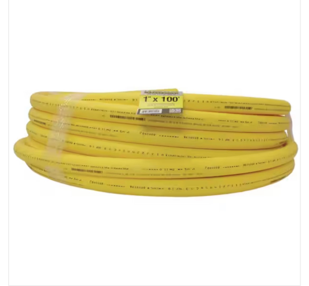 1 in. IPS x 500 ft. DR 11 Underground Yellow Polyethylene Gas Pipe