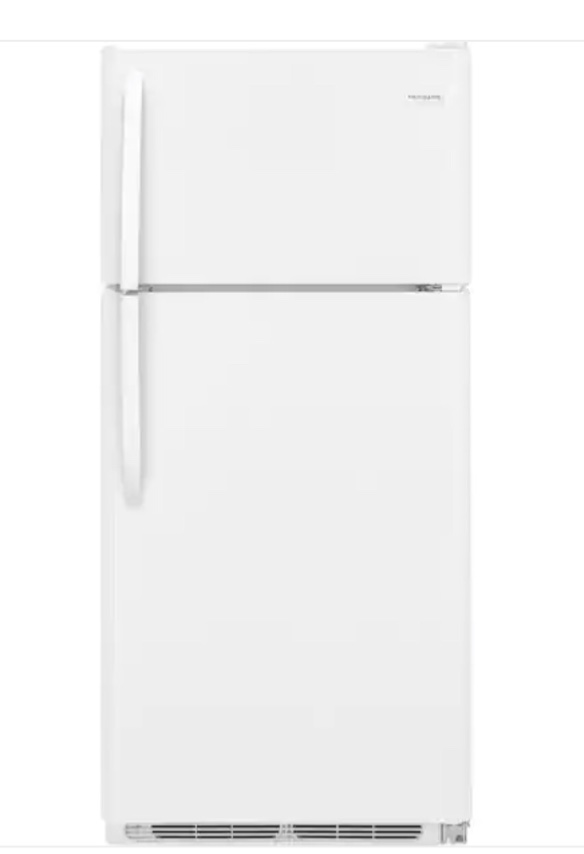 Frigidaire 29.6 in. 20.4 cu. ft. Top Freezer Refrigerator in White