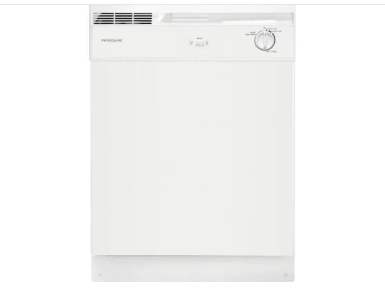 Frigidaire built in dishwasher white FBD2400KB