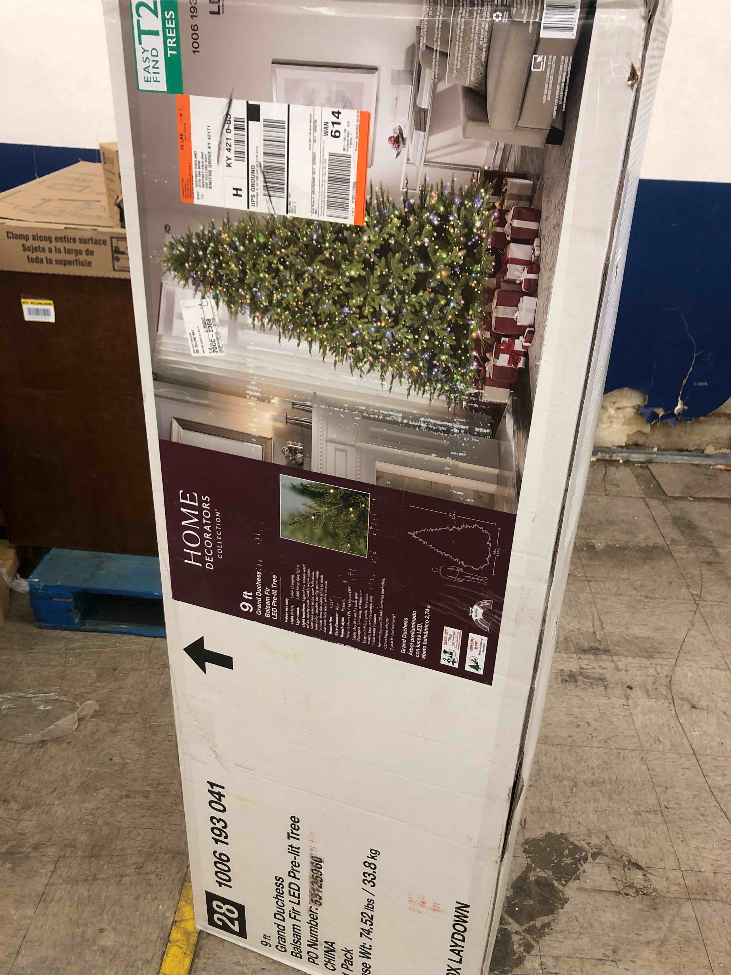 Home Decorators Collection 9 ft. PreLit LED Grand Duchess Balsam Fir