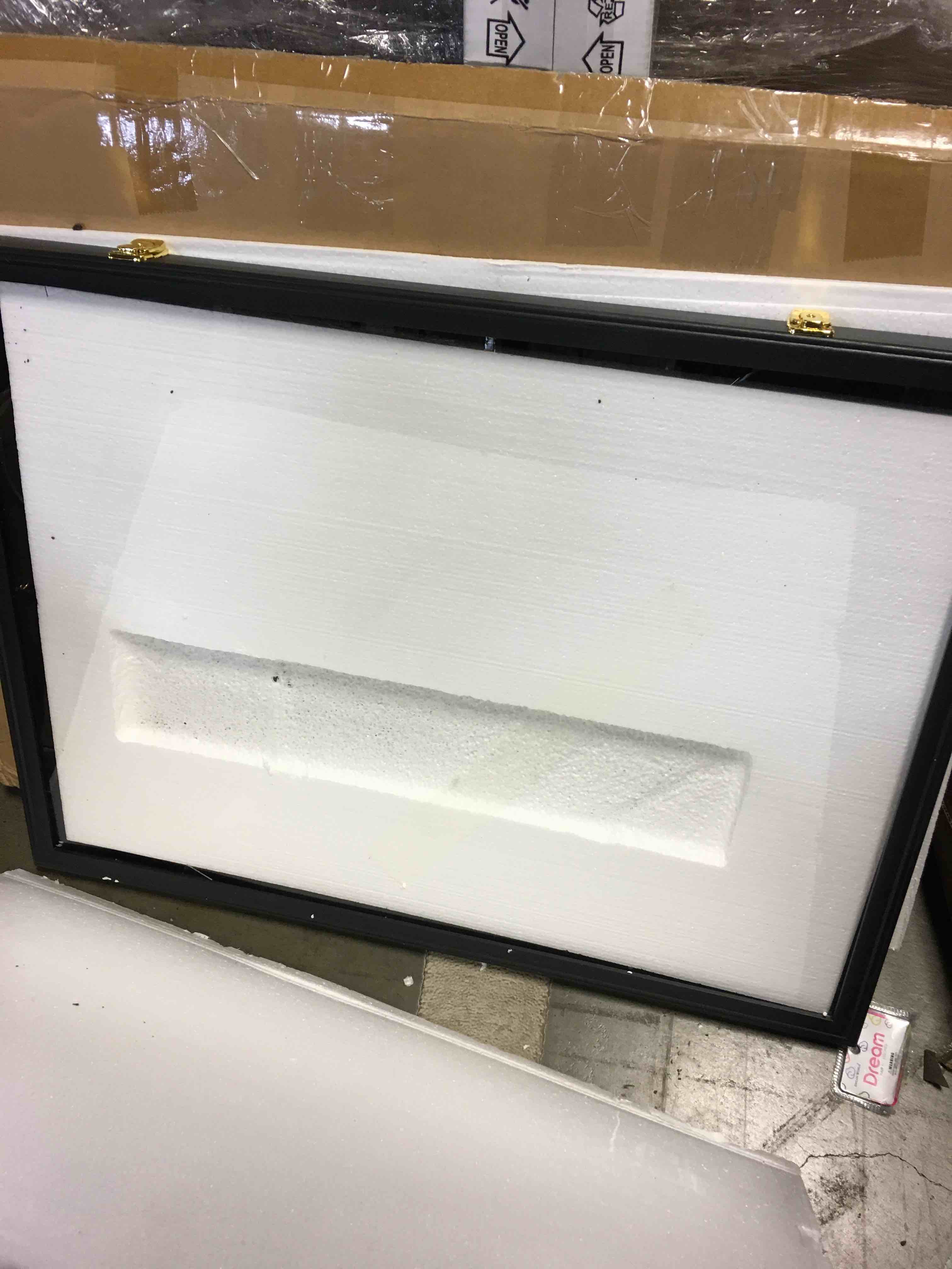 VERANI Jersey Frame Display Case - Football Jersey Shadow Box - Jersey Display Frame with 98% Uv Protection Acrylic and Metal Hanger for Baseball Basketball Soccer Hockey Sport Shirt and Uniform,Black