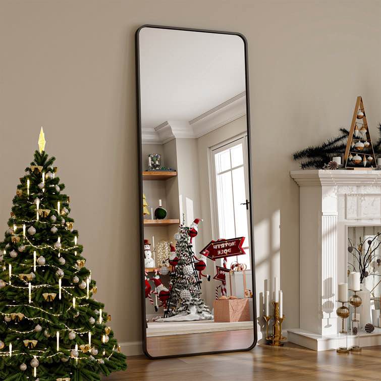 Metal Framed Full Length Mirror