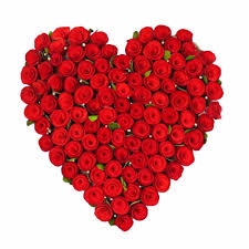 Red Floral Valentine’s Heart Decoration