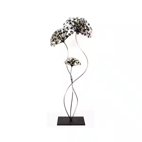 Dandelion's Dance Metal Sculpture Original Artwork