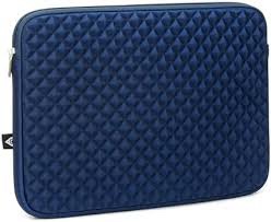 TANGBOLIBO Puffy Laptop Sleeve Case 14 inch for Women Men,Waterproof Portable Compatible with MacBook Pro 14 Inch, MacBook Air M2 13 Inch, iPad Pro 12.9 Chromebook Notebook-Blue