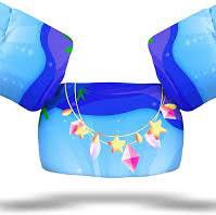 Toddler Swim Vest 30-50 Lbs Jackets for Kids 2-6 Years Old Swim Vests for Boys and Girls, Baby Toddler Arm Floaties Swiming Jacket for Pool and Beach