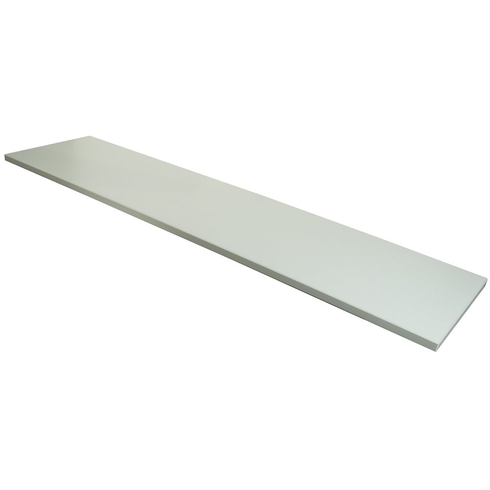 Econoco 48 Inch White Melamine Shelf "Commercial Shelf, Heavy Duty Shelves, 12" x 48", Clothing Display Shelf, White Finish, Box of 4