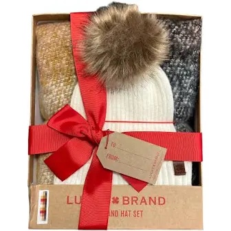 Lucky brand scarf and hat set
