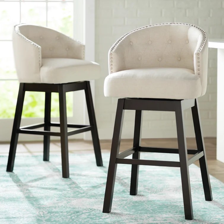 Conny Swivel 31.25'' Bar Stool (Set of 2)