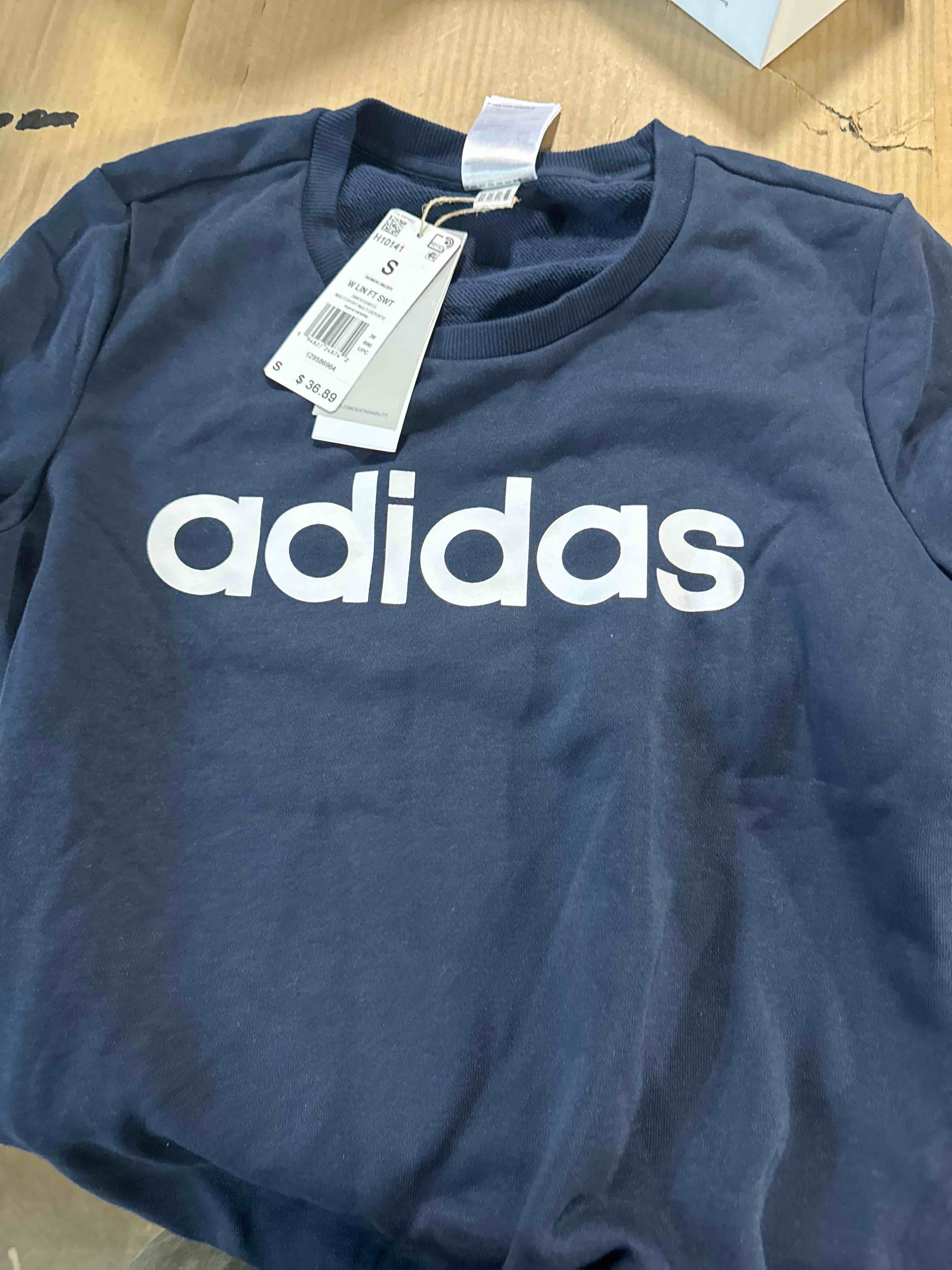 small Navy Adidas sweater