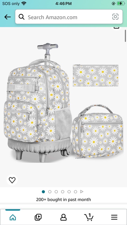 fashion flower suitcase