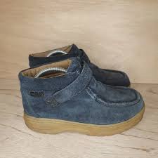 Bruno Marco blue booties size 5