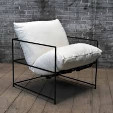 (2) Metro Trent Accent Chair In White Boucle Upholstery Metro Collection  by Urbia (LOT IS FOR 2 ACCENT CHAIRS MSRP $1173 Each.)