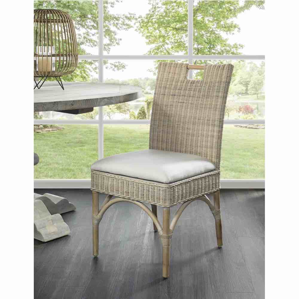 (4) Marcello Outdoor Dining Side Chair with Cushion (MSRP $379 each x $1516 Total MSRP.) (BID IS PER CHAIR)