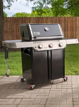 Weber Spirit EX-315 Premium Smart Grill 3 Burner, Black  Natural Gas Range (PROFESSIONALLY ASSEMBLED.) Want medium-rare steak? With the built-in Weber Connect step-by-step barbecuing assistant, you’ll receive alerts to flip and serve once you’re at the perfect temperature. Rest assured that with integrated Weber Connect smart technology, ($19.99 Add Room temperature probe and replacement meat probe for Weber iGrill and Connect Smart Grilling Hub, washable, 1 grill thermometer probe sensor, 1 food thermometer probe with 2 see photos.)