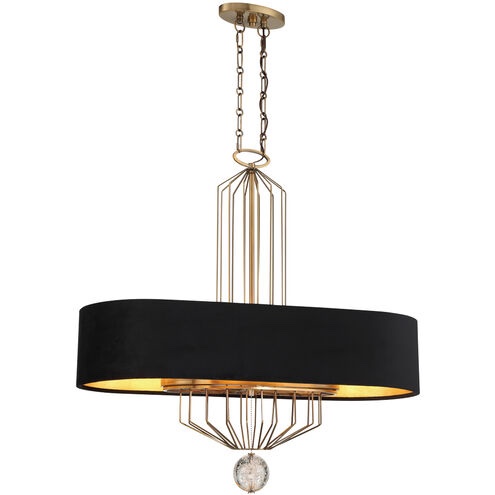 Metropolitan Lighting Company Grandeur LED 38 inch Aged Antique Brass Island Light Ceiling Light by Metropolitan, Antique Brass N7339-790 