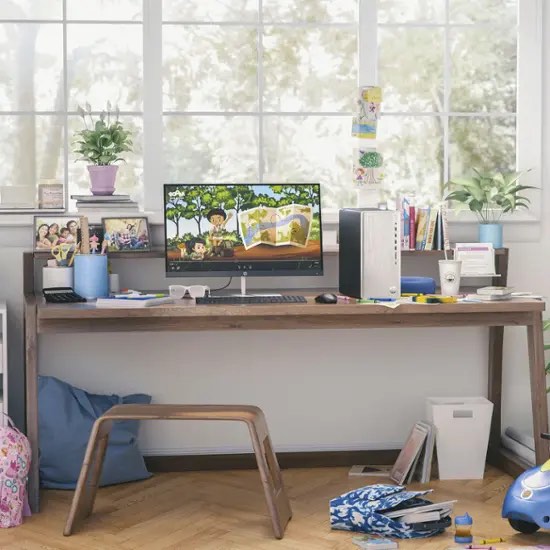 HP 2022 Pavilion TP01 Desktop Computer, AMD Ryzen 3-5300G (Beats Core i5-10400), AMD Radeon, 32GB RAM, 1TB PCle SSD, 9 USB Ports, Wireless-AC, Bluetooth, HDMI, Windows 11 Home