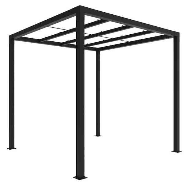8 Ft. W x 8 Ft. D Aluminum Frame Pergola Kit By Barrette Outdoor Living (PERGOLA FRAME KIT - VARIOUS SHADE WALL OPTIONS SOLD SEPARATELY. $110, See Photos.)