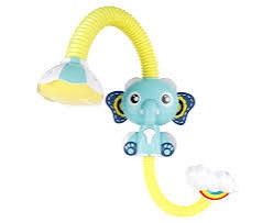 Baby Bath Shower Baby Bath Toys Elephant Water Pumps and Trunk Spout Rinser for Newborn Babies Bath Toys