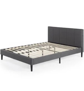 Upholstered Platform Bed Zinus