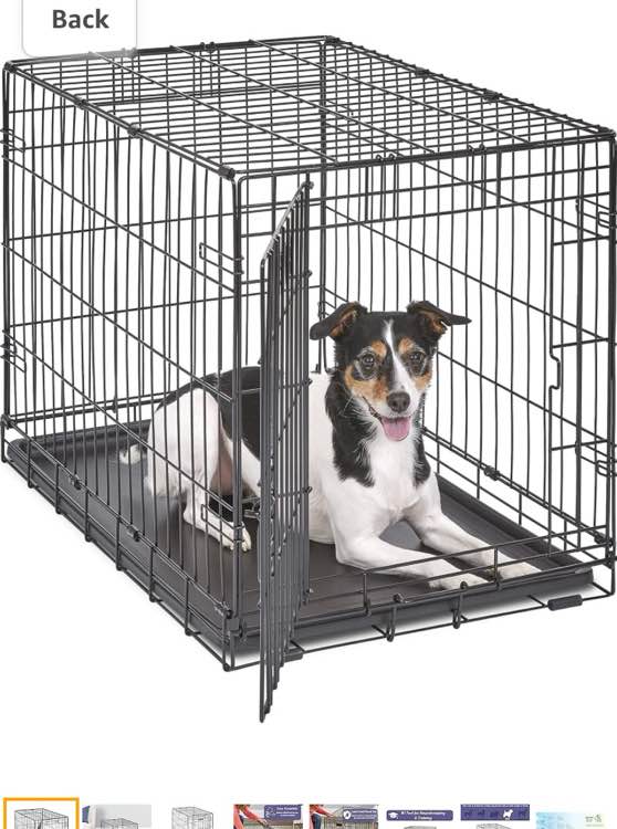 MIDWEST LIFE STAGE SINGL DR CRATE LB1648 48IN