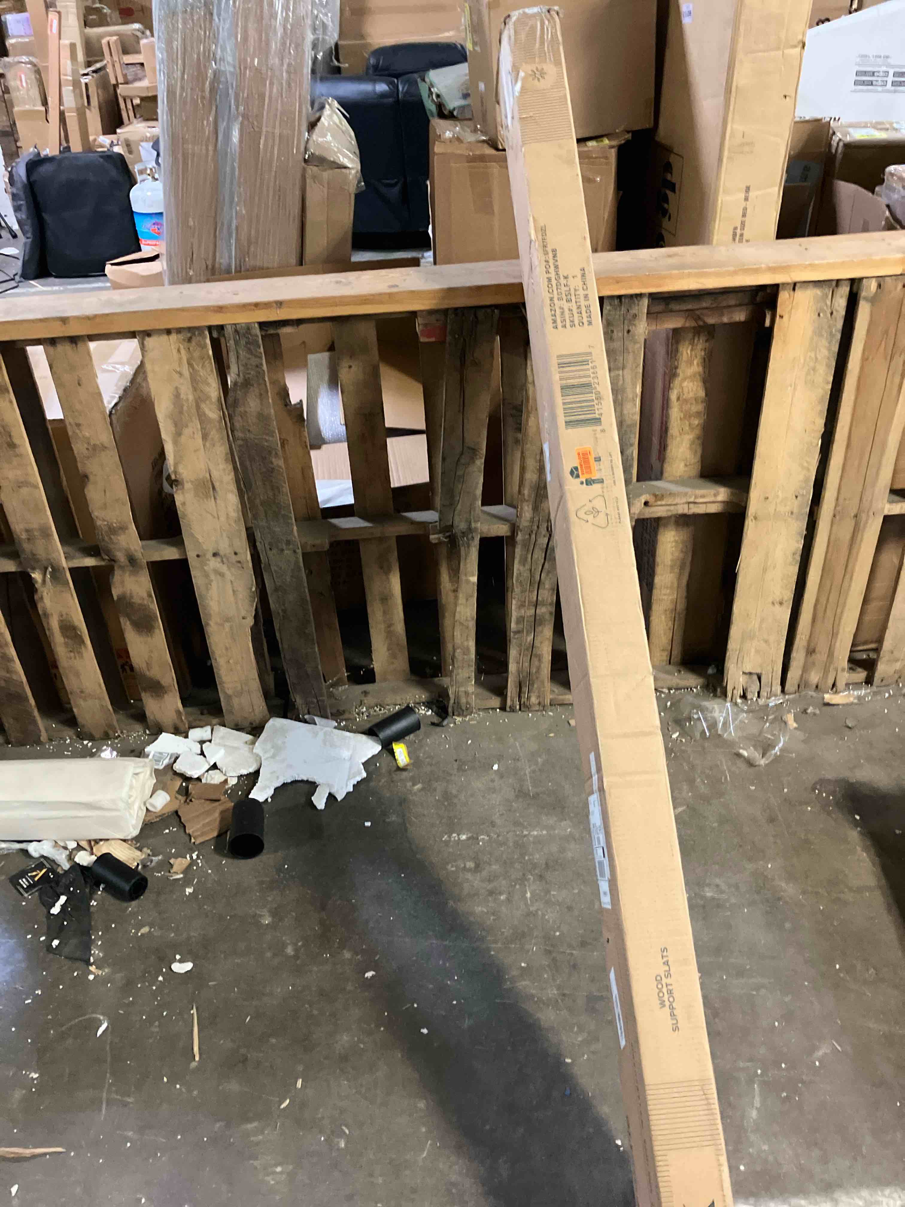 Zinus Annemarie Solid Wood Bed Support Slats / FabricCovered / Bunkie