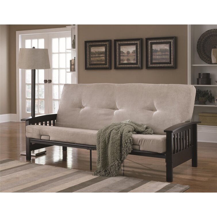 Hurlock full 81" upholstered futon 