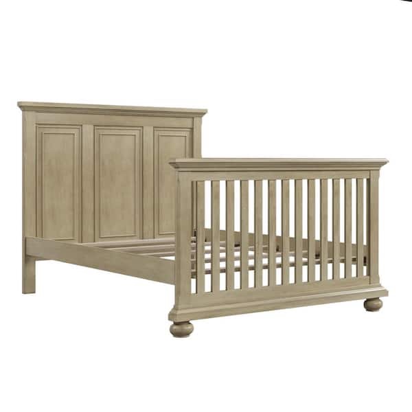 Full Size Conversion Kit Bed Rails for Rowen Crib by Simmons Kids & Delta Children - #0050 (Grey - 026)