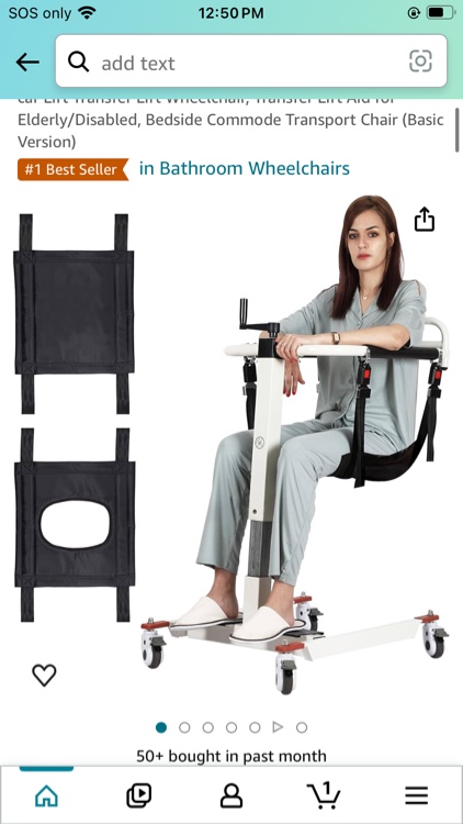 Transfer Wheelchair Patient Lift for Home Portable car Lift Bedside Commode Transport Chair, Shower Chair with Wheels Portable Toilets Seat Transfer Aid for Elderly Height Adjustable