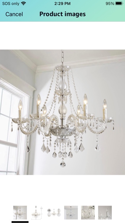 Saint Mossi Chandelier Modern K9 Crystal Raindrop Chandelier Lighting Flush Mount LED Ceiling Light Fixture Pendant Lamp for Dining Room Bathroom Bedroom Livingroom 6 E12 Bulbs Required H28 W28