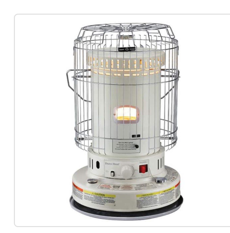 Portable Convection Kerosene Heater Provides 23,800 BTU's of Warmth