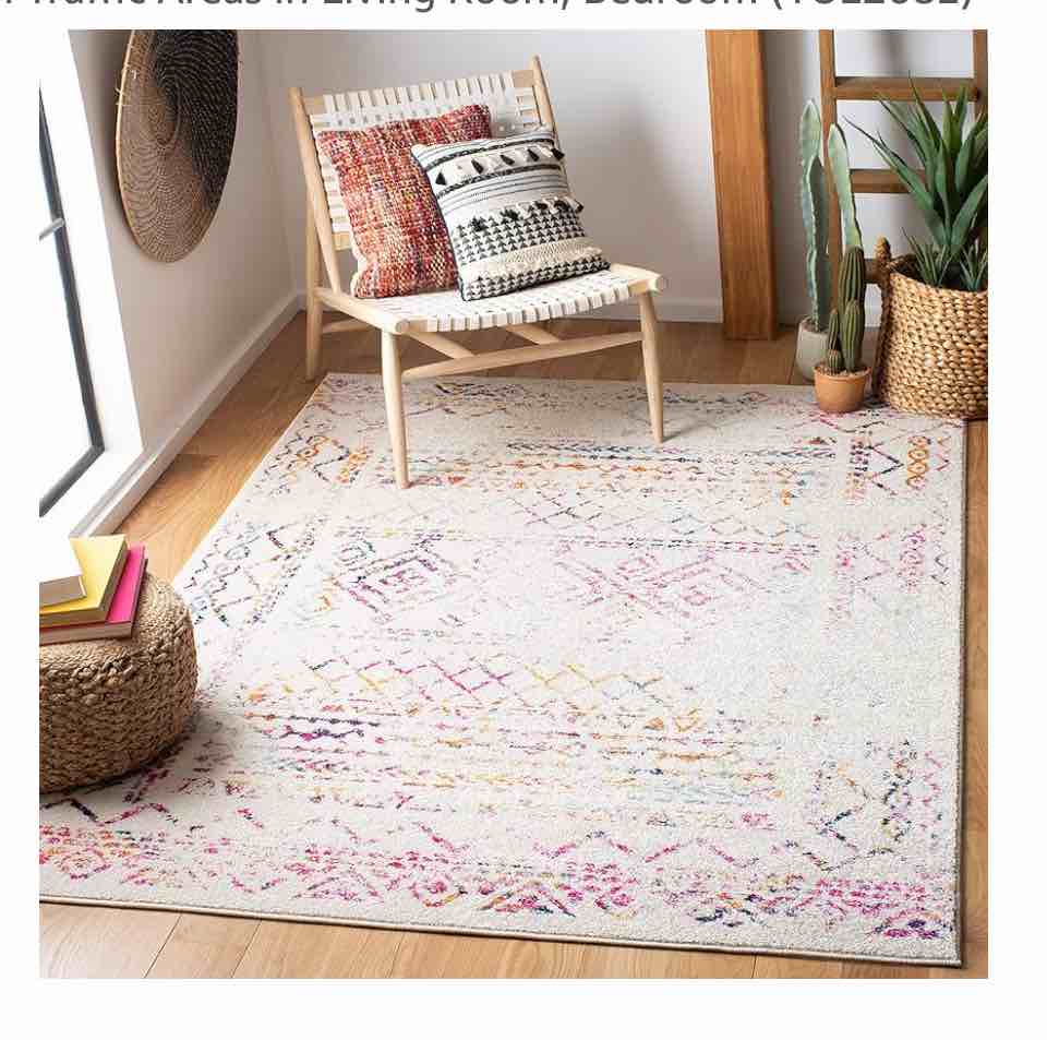 6'7 x 9' BODRUM RZBD16E light Multi Area Rug