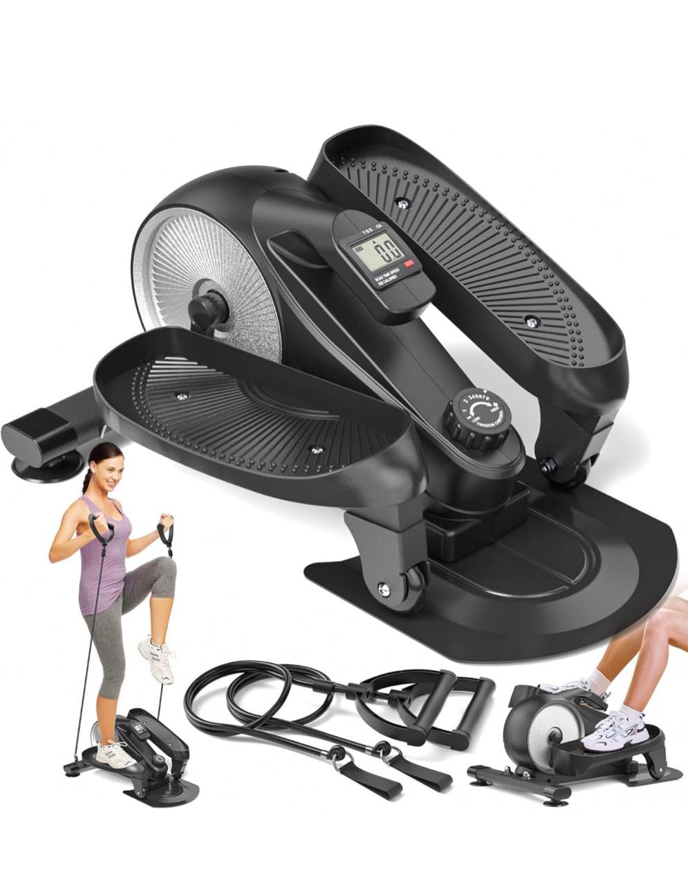Under Desk Elliptical Elliptical Machines for Home Use Seated Elliptical Ellipse Leg Exerciser Exerciser for Seniors Portable Elliptical Under Desk Bike Pedal Exerciser Exerciser for Seniors