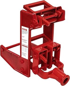 Wall Jack, Portable Wall Jacks for Framing, Use with 1-1/2 X 3-1/2 in Fir Poles Or 1 in Od Steel Pipe, Malleable Casting Iron Wall Jack for Lifting Wall Beams, Capacity of Lifting 1,000 lbs