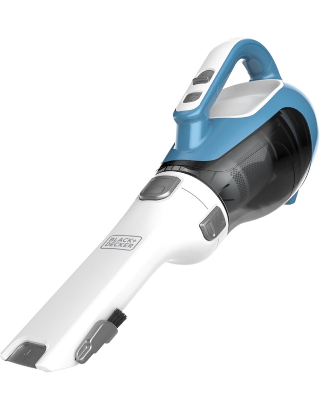 BLACK+DECKER dustbuster AdvancedClean Cordless Handheld Vacuum, Compact Home and Car Vacuum with Crevice Tool (CHV1410L)